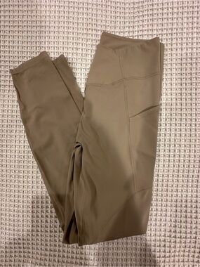 Gymshark Taupe High-Waisted Leggings